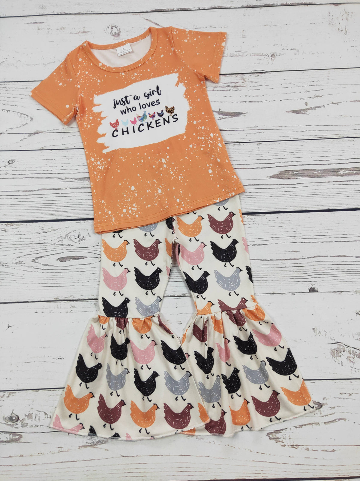 Little Farmhouse Sweetheart Two-Piece Outfit Set
