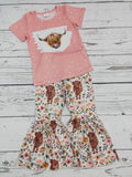Little Cowgirl Charm Two-Piece Outfit Set